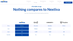 Affordable storage. Nothing compares to Nextiva 