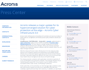 Acronis releases a major update for its hyperconverged solution for cyber protection at the edge – Acronis Cyber Infrastructure 3.0